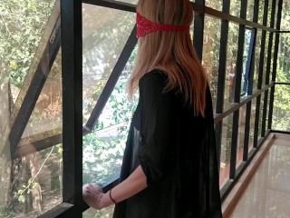 Horny Nice Blonde Milf Smoking On Vacation.