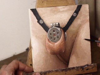 Sissy Thigh Oiling - JOI of Painting Episode 128