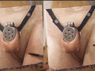 Sissy Thigh Oiling - JOI of Painting Episode 128