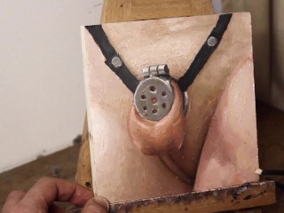 Sissy Thigh Oiling - JOI of Painting Episode 128