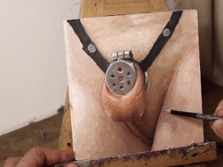 Sissy Thigh Oiling - JOI of Painting Episode 128