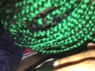 Sucking the neighbors cock while his wife is in the other room