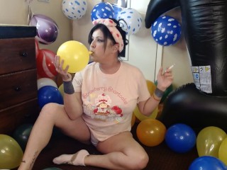 Smoke Filled Balloons Non-pop