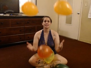 Naked Balloon Popping Multicolor Party Balloons