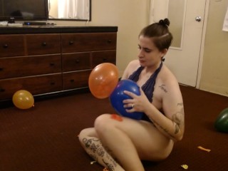 Naked Balloon Popping Multicolor Party Balloons