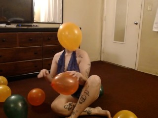 Naked Balloon Popping Multicolor Party Balloons