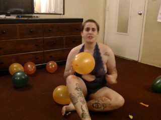 Naked Balloon Popping Multicolor Party Balloons