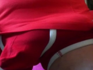 Stroking my Huge Cock