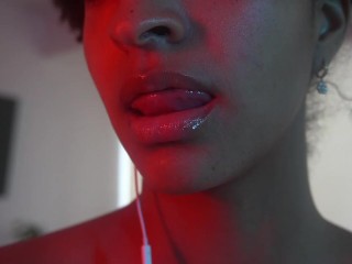 licking and suction asmr