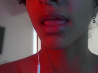 licking and suction asmr