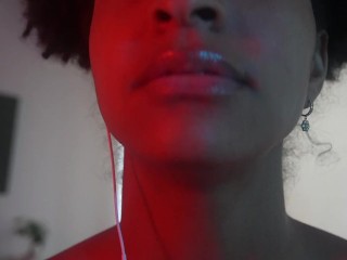 licking and suction asmr