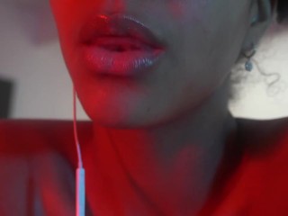 licking and suction asmr