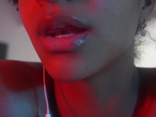 licking and suction asmr