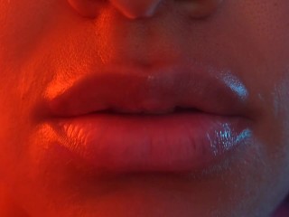 Asmr up close kisses