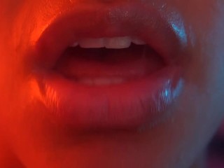 Asmr up close kisses