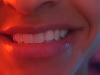 Asmr up close kisses
