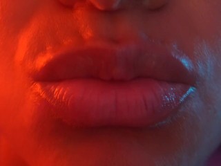 Asmr up close kisses