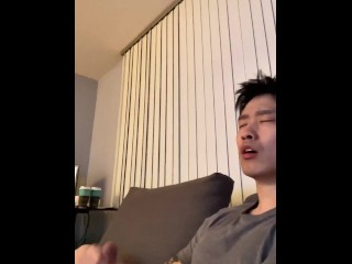 Ur Needy College Asian Boyfriend Begging and Moaning to Cum