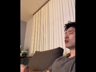 Ur Needy College Asian Boyfriend Begging and Moaning to Cum