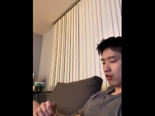 Ur Needy College Asian Boyfriend Begging and Moaning to Cum