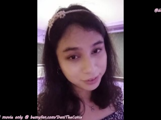 DaniTheCutie is your beautiful long distance girlfriend in this video call