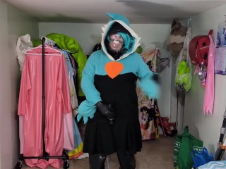 Plush Gardevoir Hoodie and PVC Layers, Breathplay, and Poke Ball Gag