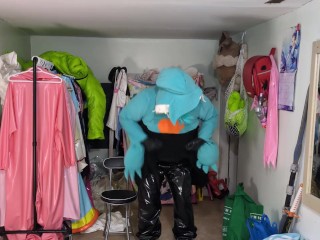 Plush Gardevoir Hoodie and PVC Layers, Breathplay, and Poke Ball Gag