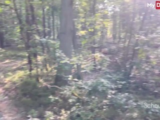 Outdoor walk leads to cock sucking & doggystyle fuck for amateur Schnuggie91 - MyDirtyHobby