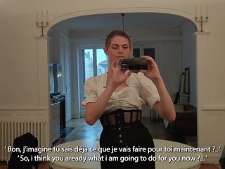 Une fille de Tinder vient chez moi pour me sucer - French amateur