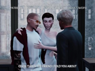 (TRAILER) AN EXCITING MEETING AND A HOT DP WITH MISS COCO IN LONDON