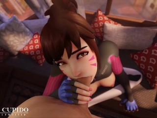 [Compilation] Dva Enjoying Blowjob big Dick's and Sucking big Ball's[Grand Cupido]( Overwatch ) ❤