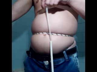 Now I inflate my balloon from the top (stomach) and from the bottom (bladder)🎈🎈 More -- on my OF💥