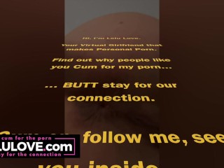 Big tits babe findom asshole puckering closeups, topless in panties, SPH & cock rates - Lelu Love