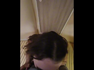 Party on the motorboat, naughty exhibitionist, got naked with the sailors watching.