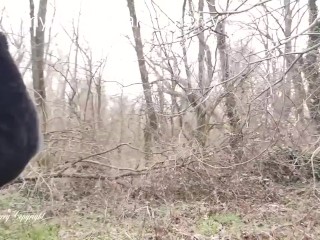 exhibe par grand vent (real public flashing)