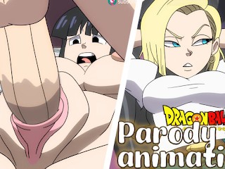 Android 17 fucks Milk in the ass with his huge cock (DBZ animation) - Jazziuu