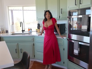 Big ass Latina Christian Tradwife CHEATS on husband at Thanksgiving - Cami Strella + Lev Lieben