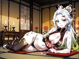 Daki the demon got into the mood and decided to have sex with humans