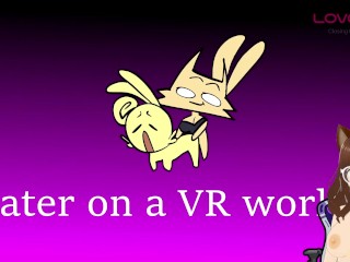 We fuck with sex virtual sex devices and I end up cumming inside her (Furry animation) - Jazziuu