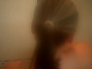 Redhead & BBW BBF lesbian fuck fest in my shower. This its my show.