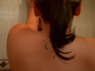 Redhead & BBW BBF lesbian fuck fest in my shower. This its my show.