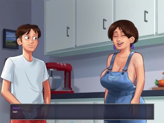 Let's Play - Summertime Saga, Rubbing Diane with sunscreen