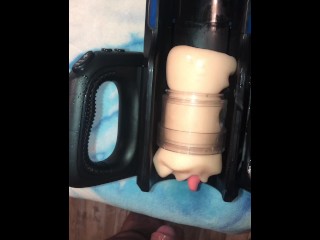 New Blowjob Machine Keeps Me Moaning Until I Cum