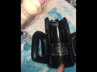 New Blowjob Machine Keeps Me Moaning Until I Cum