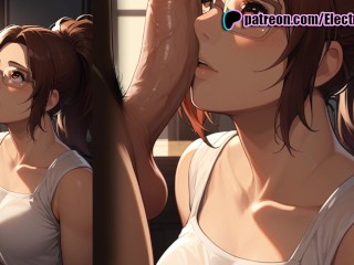 Hanji from Attack on Titan commander orders your dick to stand up!