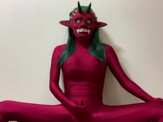 Futanari Red Demon Masturbation Part1