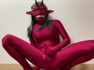 Futanari Red Demon Masturbation Part1