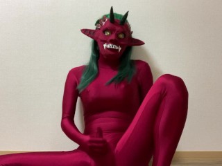 Futanari Red Demon Masturbation Part1