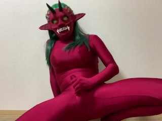 Futanari Red Demon Masturbation Part1