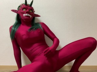 Futanari Red Demon Masturbation Part1